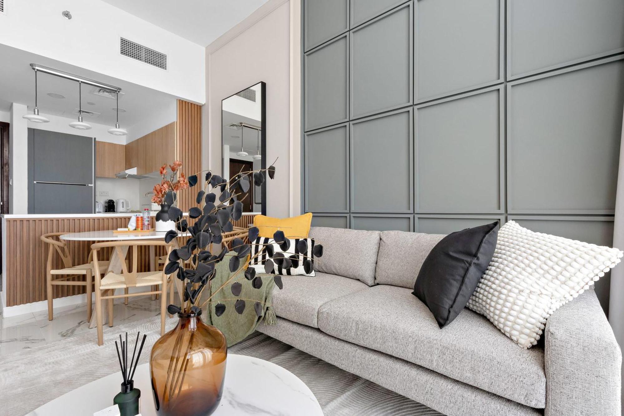 Silkhaus Modern 1Bdr In Oasis Near Masdar City Park Αμπού Ντάμπι Εξωτερικό φωτογραφία